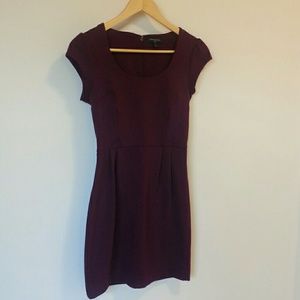 Gorgeous burgandy plum dress.
